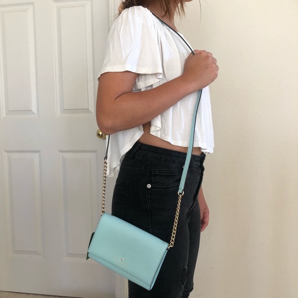 🆕with tags KATE SPADE CROSS BODY BAG IN MINT - Picture 6 of 8